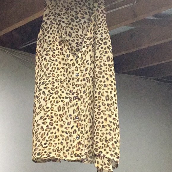 Garage cheetah print top - Picture 1 of 1